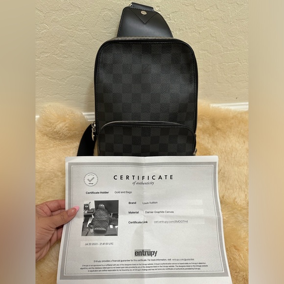 Louis Vuitton Sling bag Graphite Damier- Authentic - Picture 2 of 4